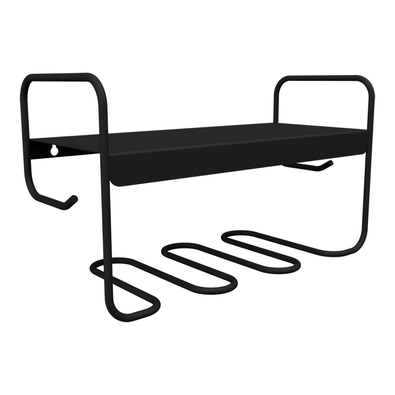 Load image into Gallery viewer, Fermob Picolino Wall Shelf in Liquorice – metal wall shelf in powder-coated steel