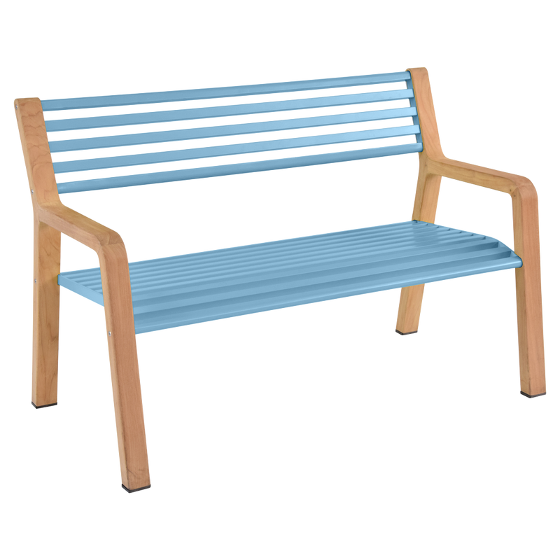 Load image into Gallery viewer, Fermob Somerset Bench in Maya Blue