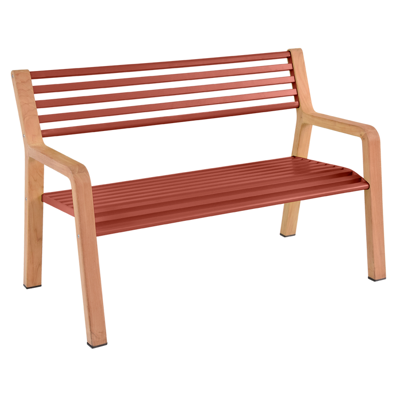 Load image into Gallery viewer, Fermob Somerset Bench in Red Ochre