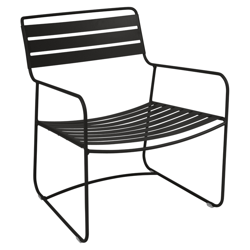 Load image into Gallery viewer, Fermob Surprising Low Armchair in Liquorice