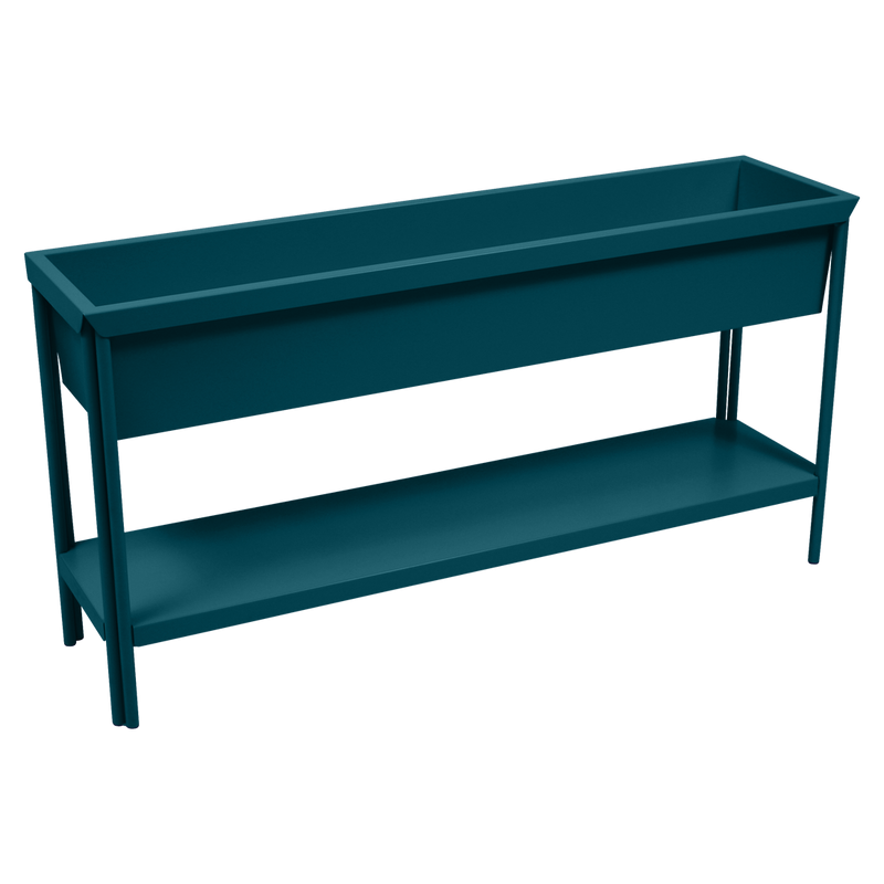 Load image into Gallery viewer, Fermob Terrazza Medium Planter in Acapulco Blue