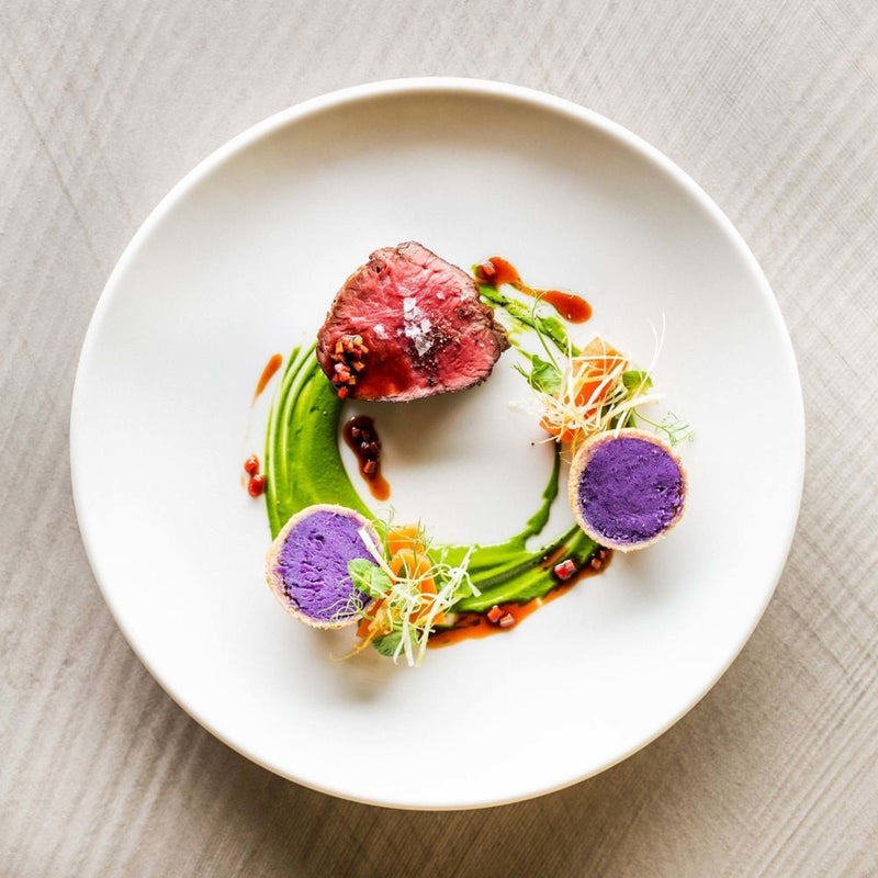 Load image into Gallery viewer, Cream rimless plate by Fine Dine, 250mm diameter, showcasing a smooth, rimless design perfect for modern table settings.