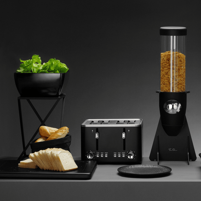 Load image into Gallery viewer, Fine Dine Skiatos buffet stand, 200x200x300mm, sturdy wooden display stand on a neutral background.