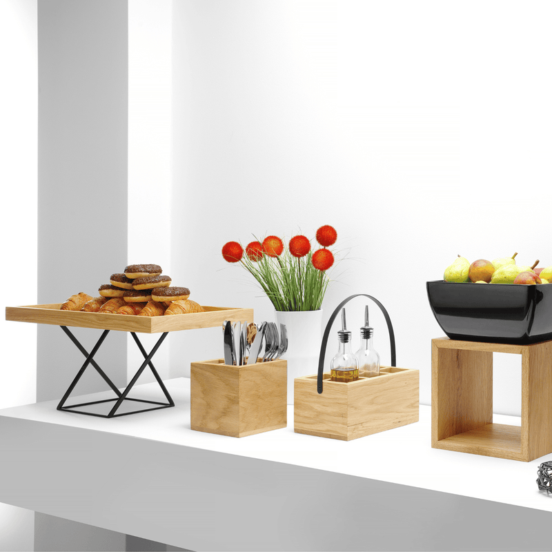 Load image into Gallery viewer, Fine Dine Madeira cutlery box with compartments for organizing silverware, made of sturdy material, designed for kitchen storage.