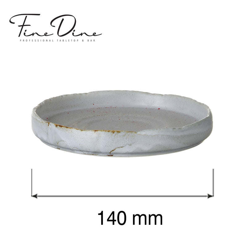 Load image into Gallery viewer, Fine Dine Stark saucer, 140mm, ceramic saucer with smooth white finish, designed to complement matching dinnerware.