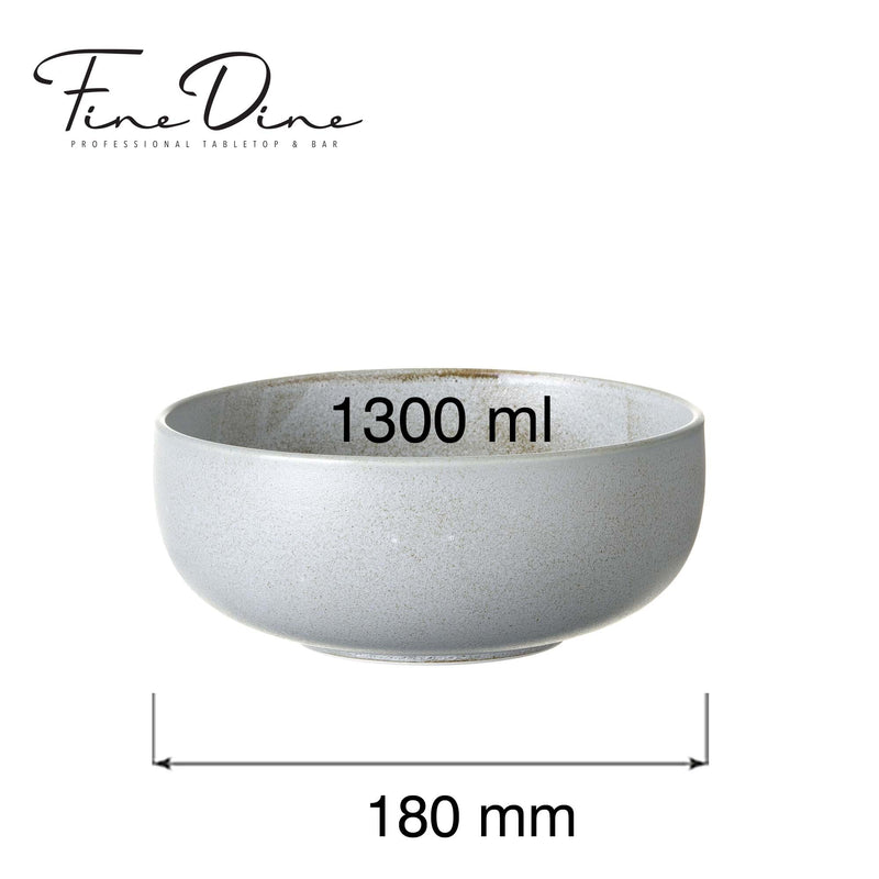 Load image into Gallery viewer, Fine Dine Stark bowl, 180mm ceramic bowl with a sleek design, perfect for serving and dining.