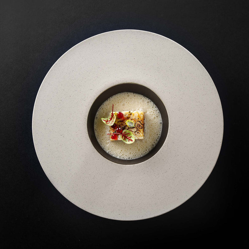 Load image into Gallery viewer, Fine Dine Takumi deep plate with wide rim, 300mm, showcasing its elegant design and spacious dinnerware for serving and presentation.