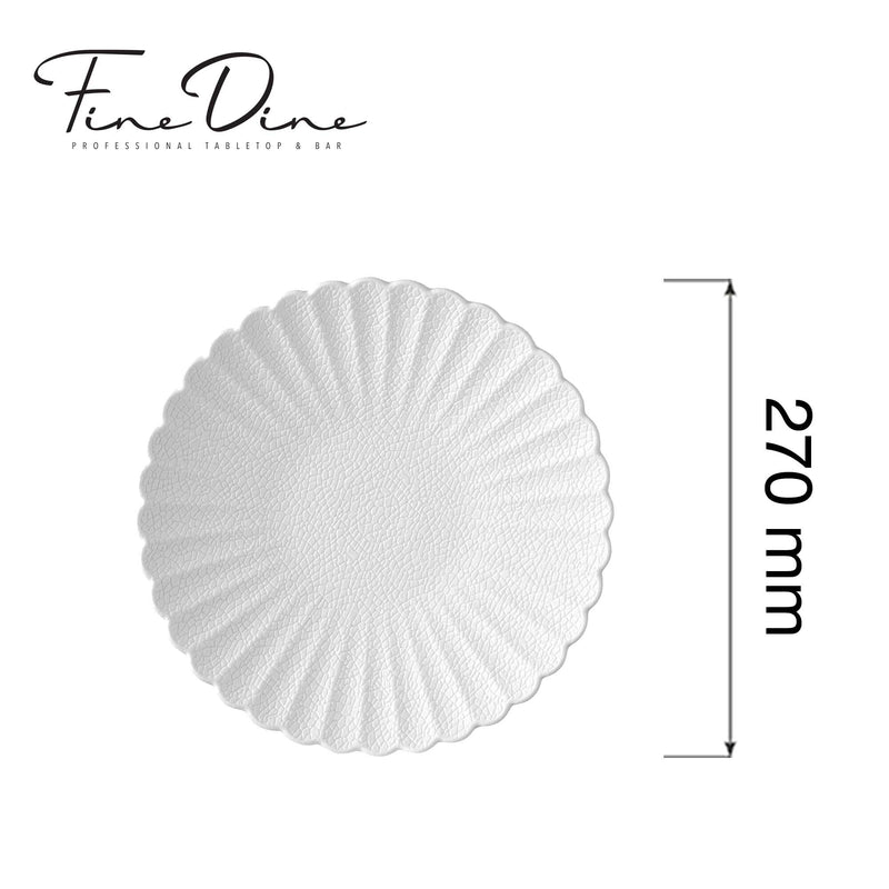 Load image into Gallery viewer, Decorative Fizz plate by Fine Dine, 270mm diameter, featuring a colorful, textured design perfect for table decor or display.