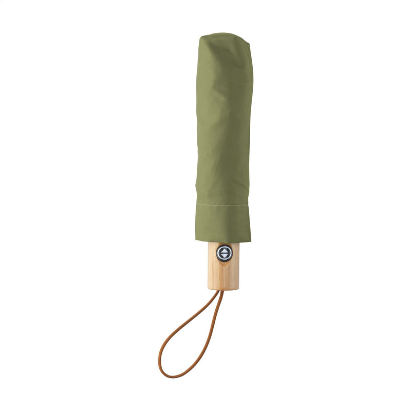 Load image into Gallery viewer, Foldable 21" umbrella pack of 25 Custom Wood Designs __label: Multibuy green-foldable-21-umbrella-pack-of-25-53613586088279