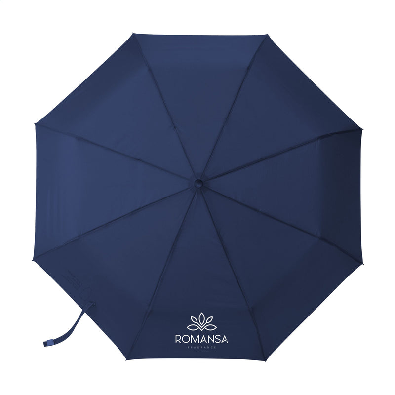 Load image into Gallery viewer, Foldable 21" umbrella pack of 25 Dark Blue Custom Wood Designs __label: Multibuy green-foldable-21-umbrella-pack-of-25-53613588021591