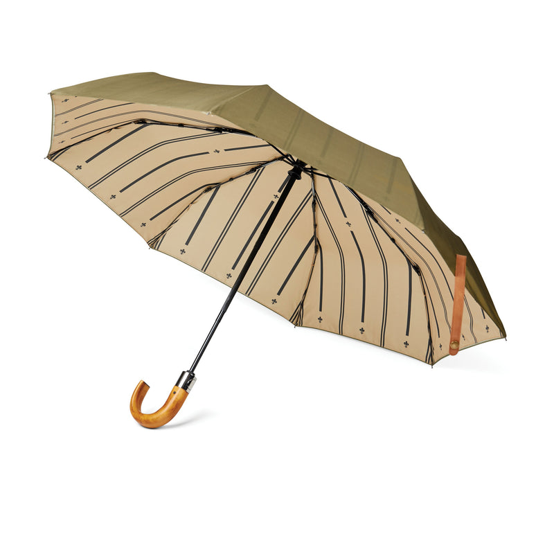 Load image into Gallery viewer, 21" Foldable Umbrella pack of 25 Green Custom Wood Designs __label: Multibuy greige-21-foldable-umbrella-pack-of-25-53613574717783