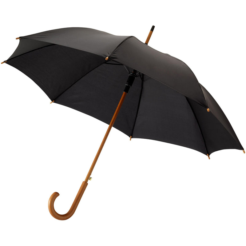 Load image into Gallery viewer, 23&quot; Auto open umbrella pack of 25 Black Custom Wood Designs __label: Multibuy grey-23-auto-open-umbrella-pack-of-25-53613584417111
