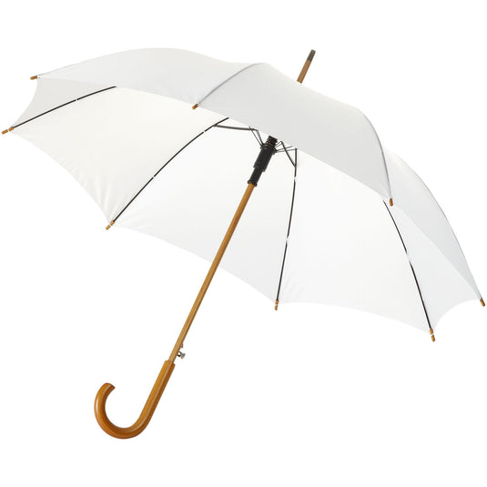 23" Auto open umbrella pack of 25 White Custom Wood Designs __label: Multibuy grey-23-auto-open-umbrella-pack-of-25-53613585662295