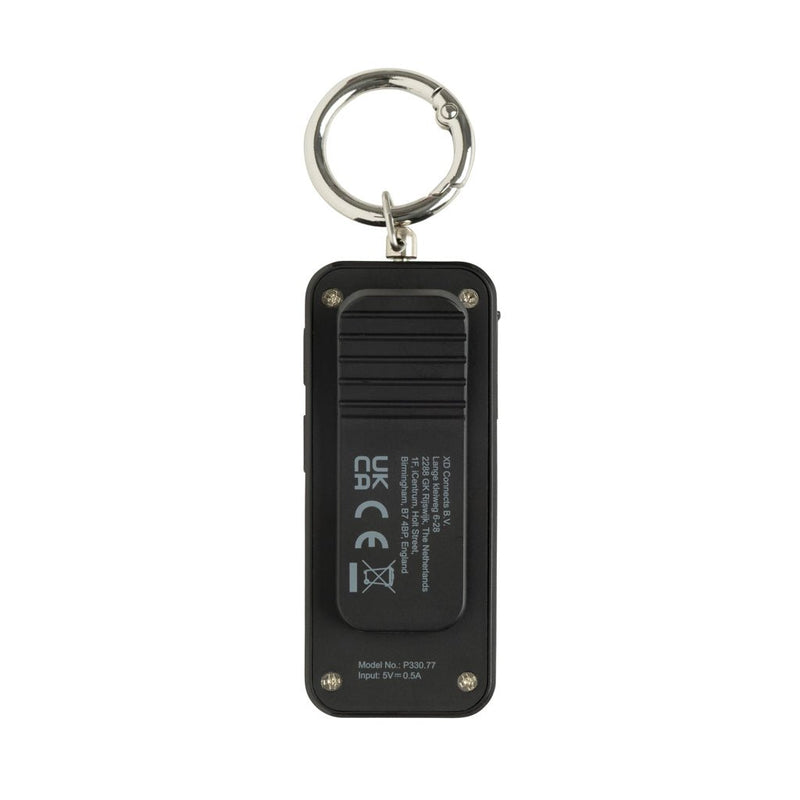 Load image into Gallery viewer, XD Collection GuardBuddy RCS personal alarm with USB-C recharging, compact safety device for car and personal security.