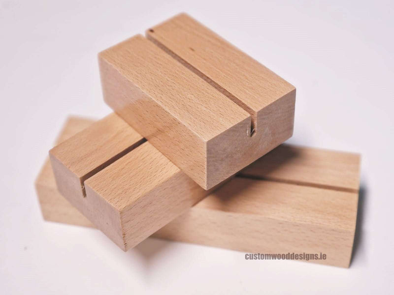 Load image into Gallery viewer, Wooden Block Menu Holders Holder Custom Wood Designs block holder menu holder menu stand holder-default-title-wooden-block-menu-holders-53611566563671