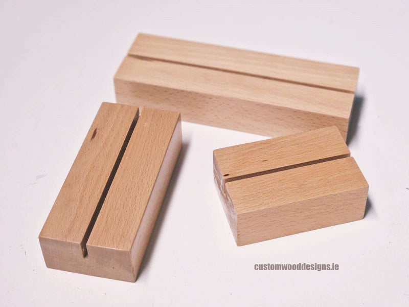 Load image into Gallery viewer, Wooden Block Menu Holders Holder Custom Wood Designs block holder menu holder menu stand holder-default-title-wooden-block-menu-holders-53611567022423