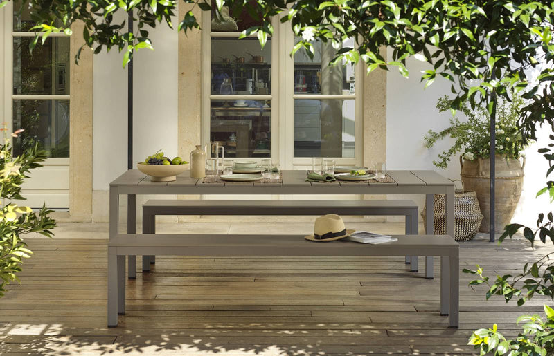 Load image into Gallery viewer, Nardi Aluminum Rio Table & Bench Set Hospitality Furniture Nardi Outdoor hospitality-furniture-antracite-nardi-aluminum-rio-table-bench-set-53612822561111