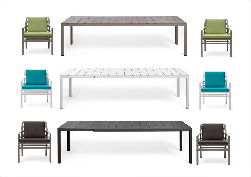 Load image into Gallery viewer, Nardi 10 Seater Rio Aria Extendable Set Hospitality Furniture Custom Wood Designs Outdoor hospitality-furniture-default-title-nardi-10-seater-rio-aria-extendable-set-53612833374551