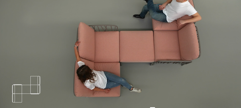 Load image into Gallery viewer, Nardi KOMODO 5 Multi-Layout Lounger Hospitality Furniture Custom Wood Designs Outdoor hospitality-furniture-default-title-nardi-komodo-5-multi-layout-lounger-53612916408663