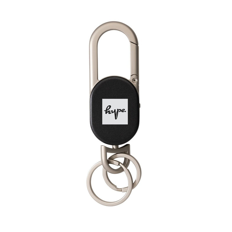 Load image into Gallery viewer, XD Collection Dual Keyfinder with worldwide locating, custom wood design, zinc alloy, black finish, for phone and tablet accessories.