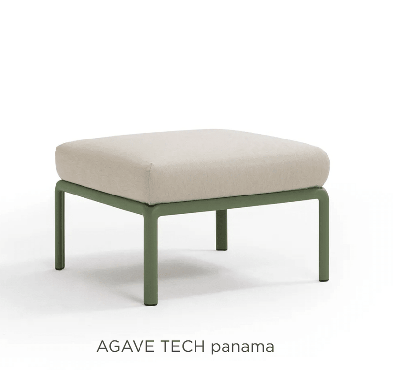 Load image into Gallery viewer, Nardi Komodo Pouf from the Komodo outdoor sofa section, featuring a stylish, modular seating with textured fabric and contemporary design.