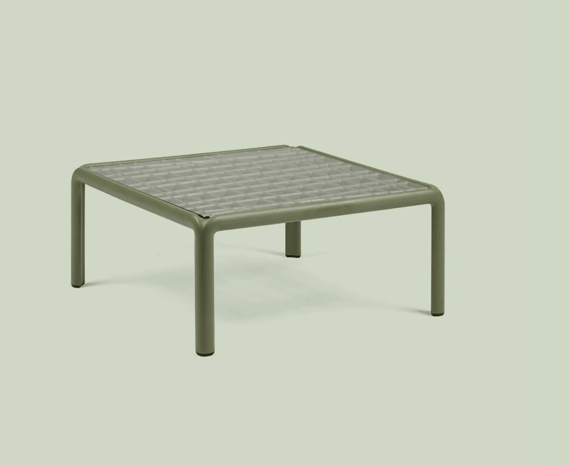 Load image into Gallery viewer, Komodo Tavolino Vetro Glass Outdoor Table - Custom Wood DesignsNardi Komodo Tavolino Vetro glass outdoor table with sleek design, ideal for patio and garden settings.Outdoor Nardi Table Komodo24575200756279Bianco