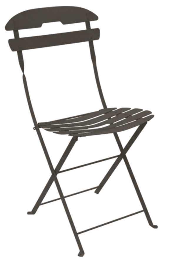 Load image into Gallery viewer, Fermob LA MÔME Tonka folding chair with a modern design, lightweight and foldable for easy patio or outdoor seating.