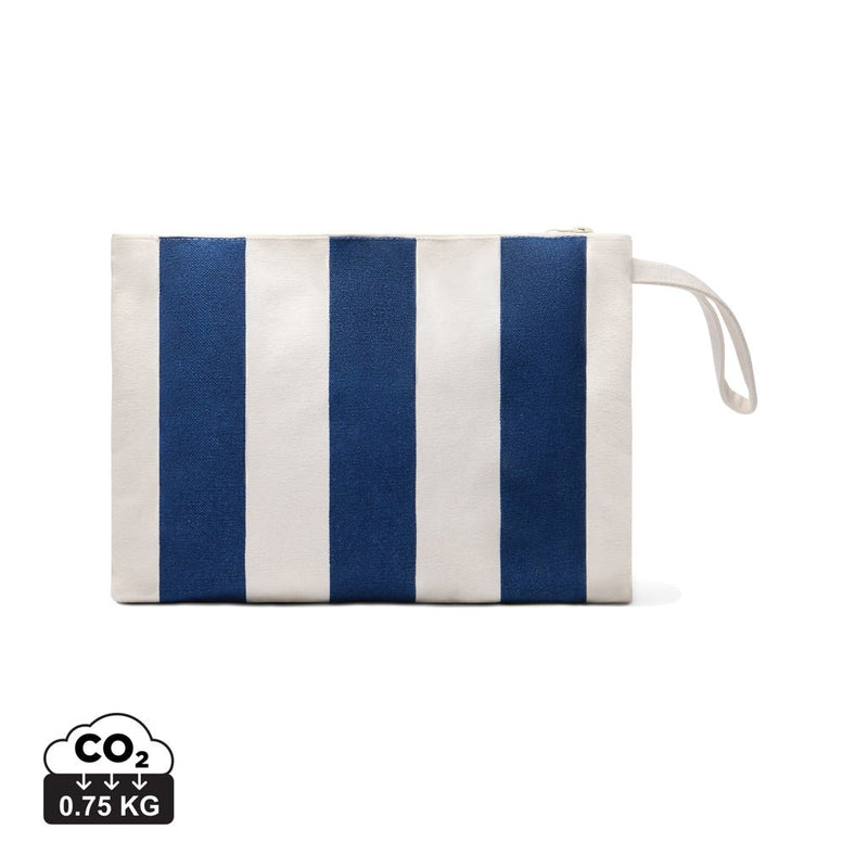Load image into Gallery viewer, Lagoa GRS essentials bag - Custom Wood DesignsVinga Lagoa GRS essentials bag in black, made of durable fabric, with a compact design for travel and everyday use.Bags & TravelV7620825Recycled cotton,Recycled polyesternavy