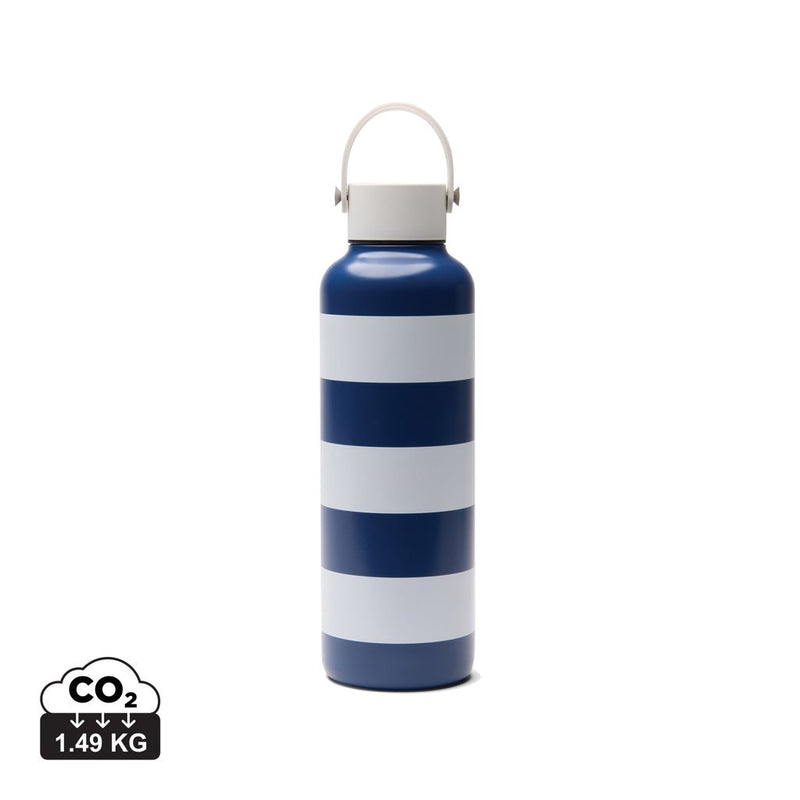 Load image into Gallery viewer, Lagoa RCS SS bottle 600 ML - Custom Wood DesignsVinga Lagoa RCS SS 600ml stainless steel water bottle, sleek drinkware with a secure lid, ideal for hydration on the go.DrinkwareV4300825Recycled Stainless steel,Polypropylenenavy