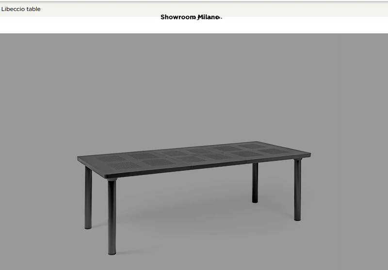 Load image into Gallery viewer, Libeccio Extensible Table - Custom Wood DesignsNardi Libeccio extensible outdoor table with a sleek wooden top and metal legs, ideal for outdoor dining and gatherings.Outdoor Table Nardi24575205075895Bianco
