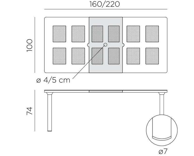 Load image into Gallery viewer, Libeccio Extensible Table - Custom Wood DesignsNardi Libeccio Extensible Outdoor Table with wooden top and metal frame, ideal for patio or garden dining.Outdoor Table Nardi24575205075895Bianco