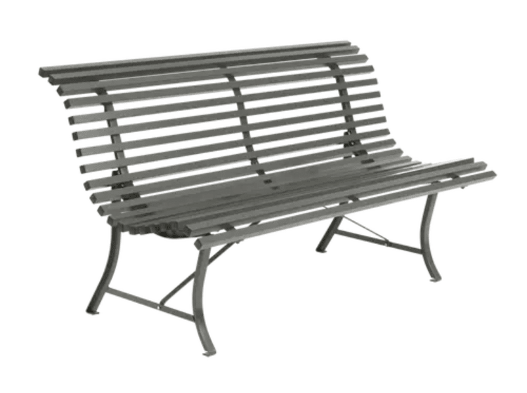 Load image into Gallery viewer, Louisiane 150cm Outdoor Bench - Custom Wood DesignsLouisiane 150cm outdoor folding bench by Fermob, featuring a steel frame and colorful design for garden or patio use.Folding Bench Fermob5006.0Rosemary