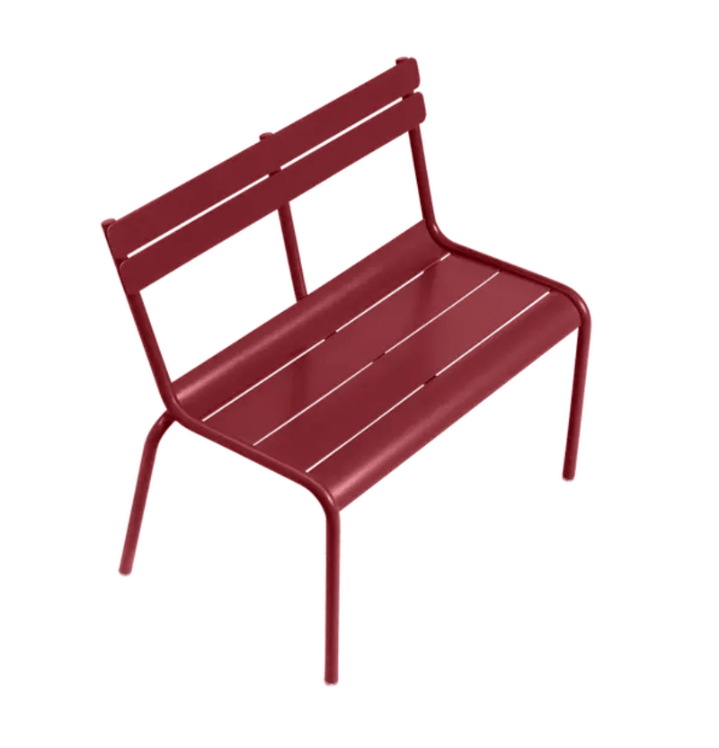 Load image into Gallery viewer, LUXEMBOURG KID BENCH – Fermob - Custom Wood DesignsFermob Luxembourg kid bench from Fermob Kids Corner Contract collection, featuring a colorful, modern design suitable for children.Fermb Kids Corner Contract Bench24575202304823Chilli