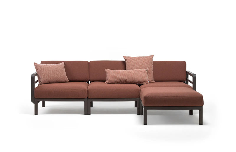 Load image into Gallery viewer, Nardi Maximo 4 modular outdoor sofa – Terra / Cannella with cushions