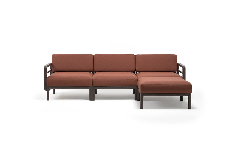 Load image into Gallery viewer, Nardi Maximo 4 modular outdoor sofa – Terra / Cannella, white background