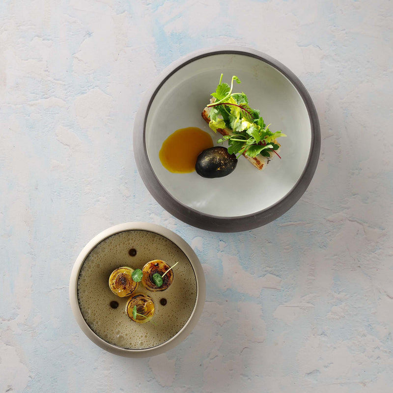 Load image into Gallery viewer, Mia White bowl, 140mm - Custom Wood DesignsWhite Mia bowl by Fine Dine, 140mm diameter, ceramic tableware with a smooth, rounded shape and glossy finish.bowl778319