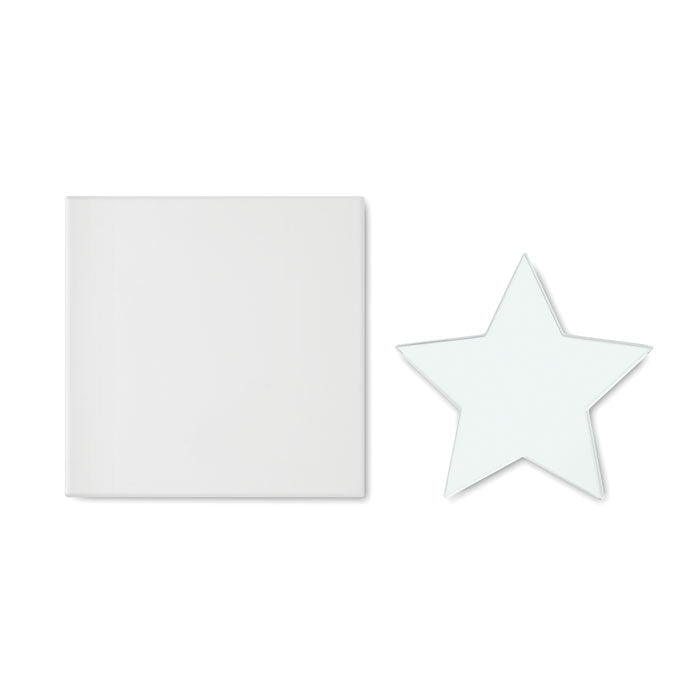 Load image into Gallery viewer, Glass star trophy on display