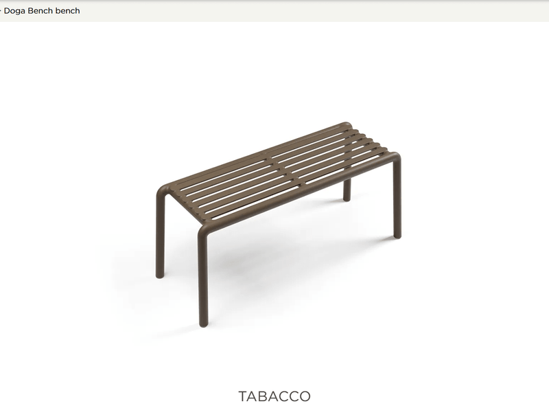 Load image into Gallery viewer, Nardi Doga Bench- FROM SEPTEMBER 2026 - Custom Wood DesignsNardi Doga Bench- FROM SEPTEMBER 2026bench outoor24575161880183Tabacco