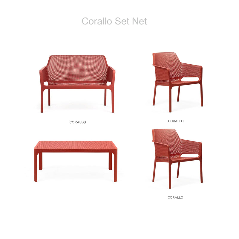 Load image into Gallery viewer, Nardi Net 4 Seater Garden Furniture Set - Custom Wood Designs