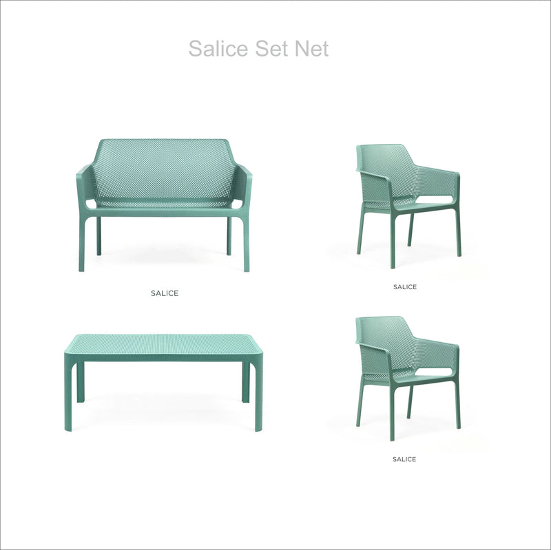 Load image into Gallery viewer, Nardi Net 4 Seater Garden Furniture Set - Custom Wood Designs