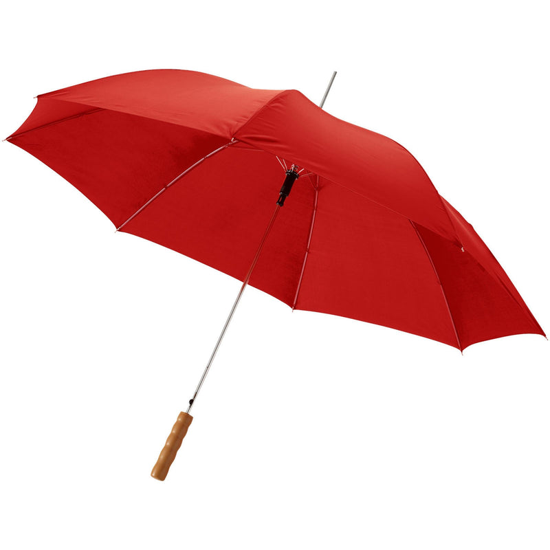 Load image into Gallery viewer, 23&quot;Umbrella with wooden handle pack of 25 Red Custom Wood Designs __label: Multibuy navy-23-umbrella-with-wooden-handle-pack-of-25-53613602079063
