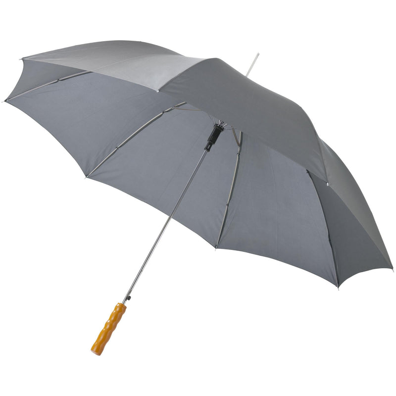 Load image into Gallery viewer, 23&quot;Umbrella with wooden handle pack of 25 Grey Custom Wood Designs __label: Multibuy navy-23-umbrella-with-wooden-handle-pack-of-25-53613605323095
