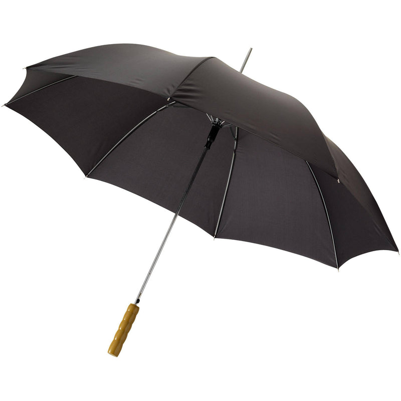 Load image into Gallery viewer, 23&quot;Umbrella with wooden handle pack of 25 Black Custom Wood Designs __label: Multibuy navy-23-umbrella-with-wooden-handle-pack-of-25-53613609025879
