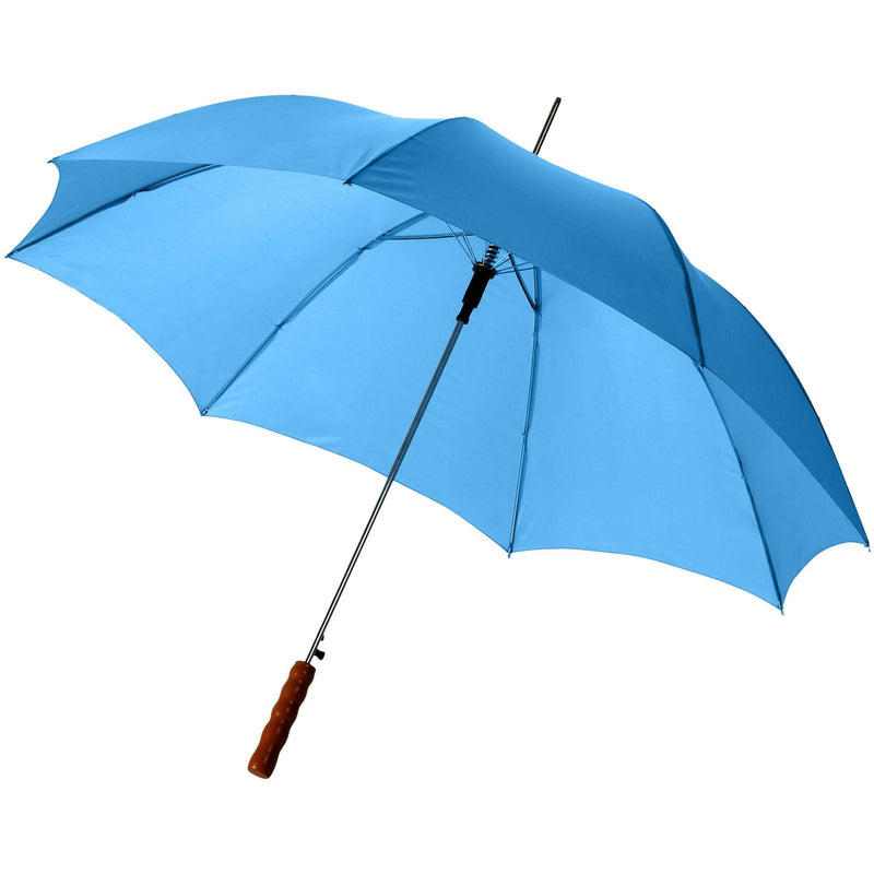 Load image into Gallery viewer, 23&quot;Umbrella with wooden handle pack of 25 Process Blue Custom Wood Designs __label: Multibuy navy-23-umbrella-with-wooden-handle-pack-of-25-56107664572759
