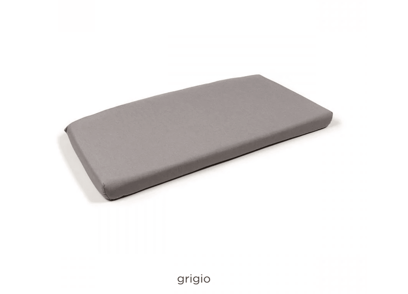 Load image into Gallery viewer, Net Bench Cushion by Nardi - Custom Wood DesignsNardi Net Bench Cushion in gray placed on a patio sofa for outdoor comfort and stylish seating.Cushion For Sofa Nardi24575200798615Grigio