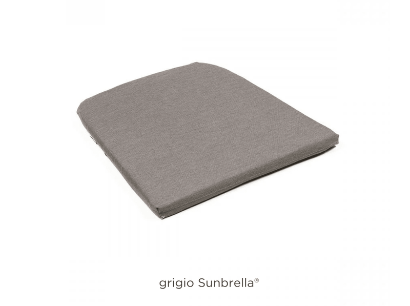 Load image into Gallery viewer, Net Chair Cushion by Nardi - Custom Wood DesignsSunbrella net cushion for Nardi outdoor chair, with breathable fabric and comfortable padding, designed for patio and garden seating.Nardi Chair Net Cushion Accessories24575208514903Grigio Sunbrella