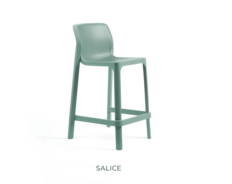 Load image into Gallery viewer, Net Stool Mini Outdoor Bar Stool by Nardi - Custom Wood DesignsNardi Net Stool Mini outdoor bar stool with sleek design, made of durable materials, ideal for garden or patio seating.Stool Outdoor Nardi24575206687895Salice