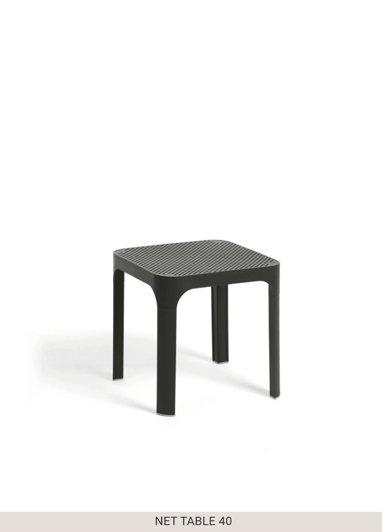 Load image into Gallery viewer, Net Table 40 Outdoor Side Table - Custom Wood DesignsAntracite Nardi Net Table 40 outdoor side table with a modern design, ideal for patio furniture and outdoor spaces.Nardi Table Outdoor24575203238935Antracite