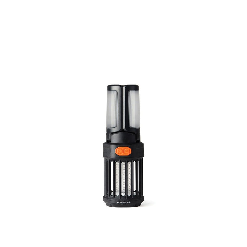 Load image into Gallery viewer, Nordic Drift Titan Portable mosquito repellent camping light - Custom Wood DesignsNordic Drift Titan portable mosquito repellent camping light attached to a phone, designed for outdoor camping and travel usePhone & Tablet accessoriesND430.0301ABSblack