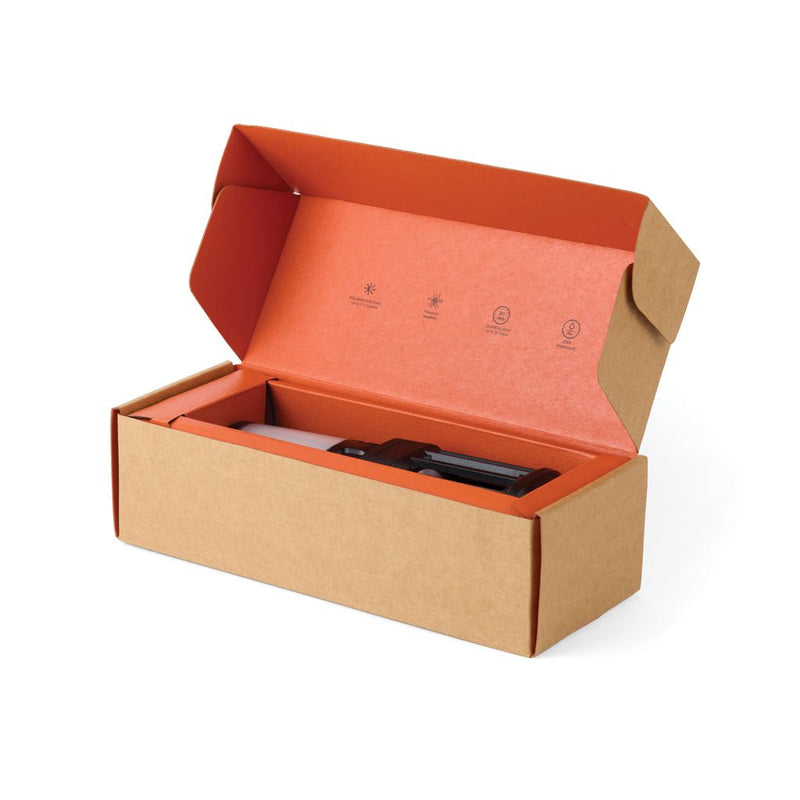 Load image into Gallery viewer, Nordic Drift Titan Portable mosquito repellent camping light - Custom Wood DesignsNordic Drift Titan portable mosquito repellent camping light attached to a phone, showcasing its compact design for outdoor usePhone & Tablet accessoriesND430.0301ABSblack